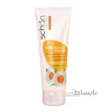 کرم دست و صورت تیوپی بابونه شون ا schon chamomile hand and face cream