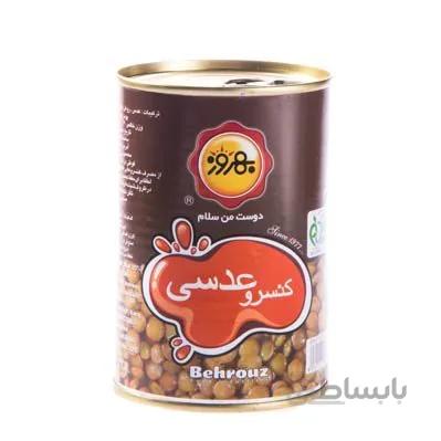 کنسرو عدسی بهروز ۴۱۰ گرمی ا -