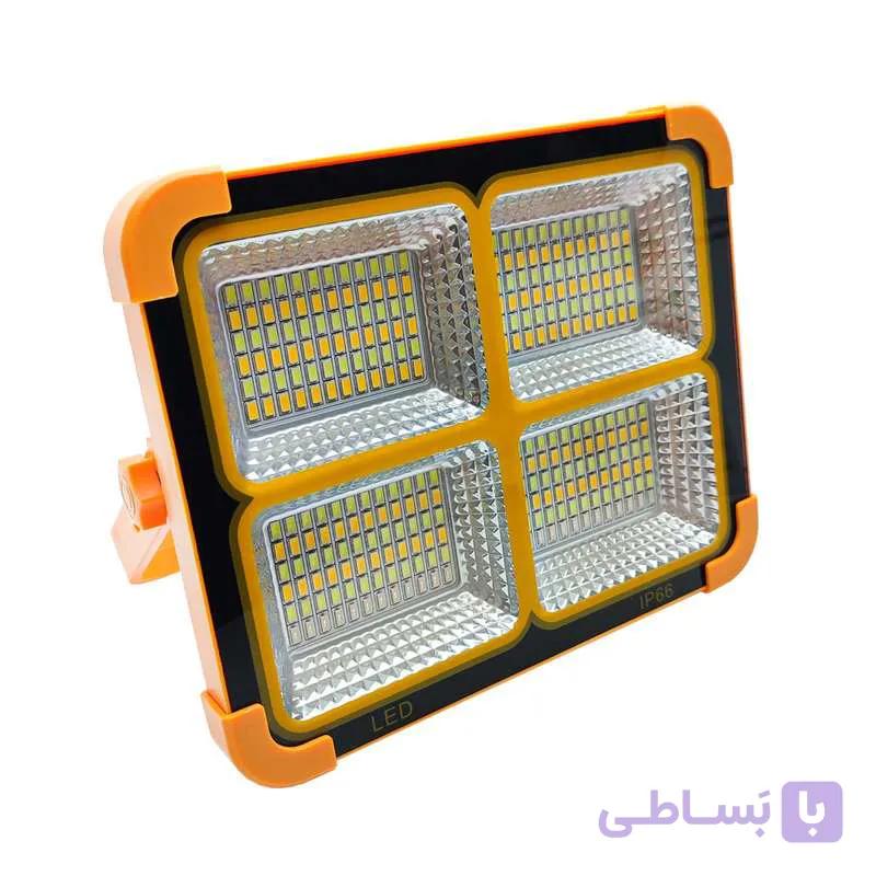 نورافکن دستی مدل سولار خورشیدی IP66 کد 100X