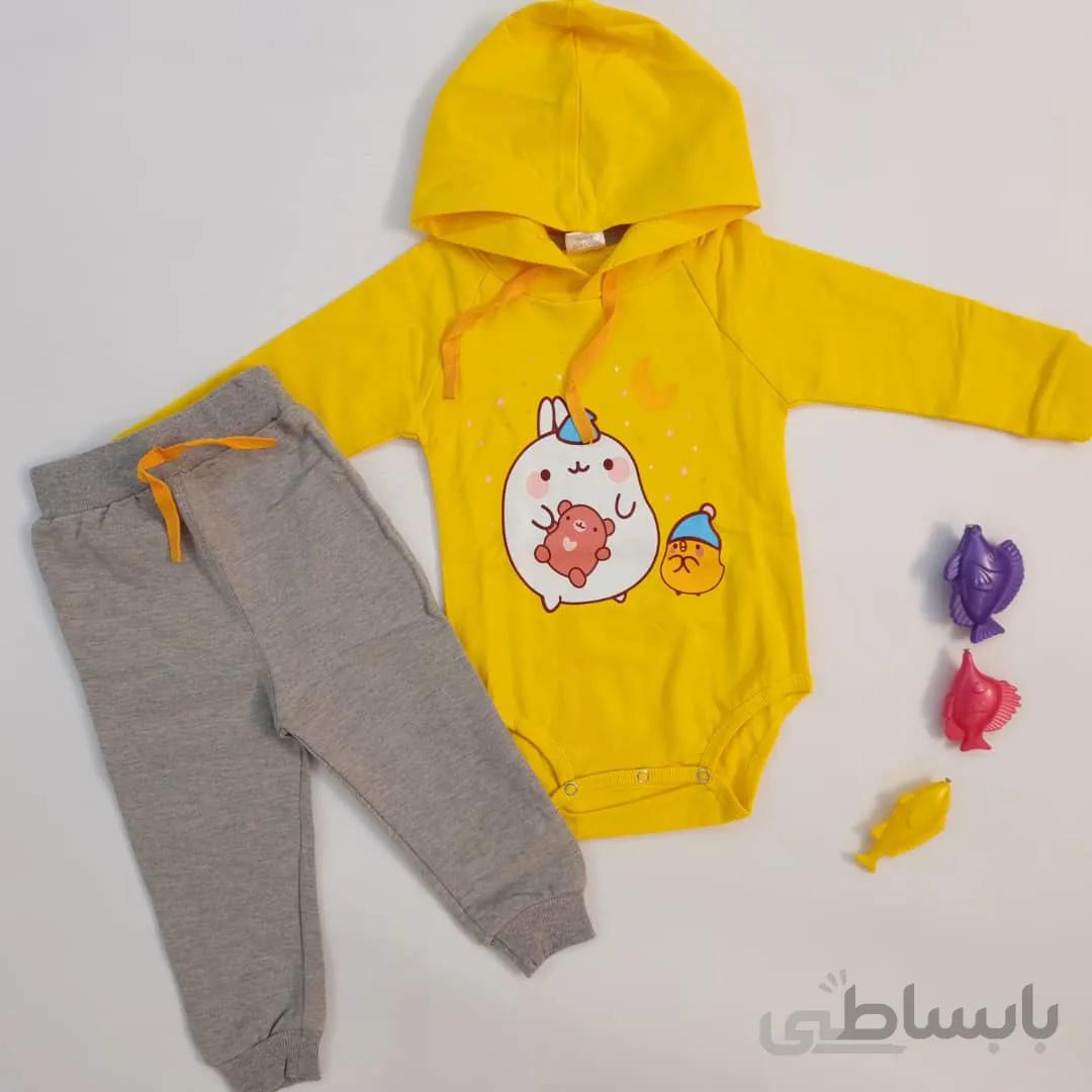 بادی شلوار خرس و جوجه