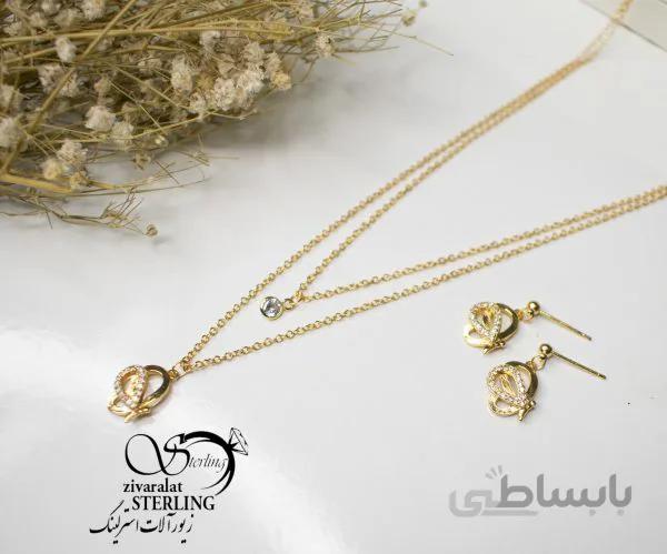 نیمست زنانه 2 زنجیره طرح طلا