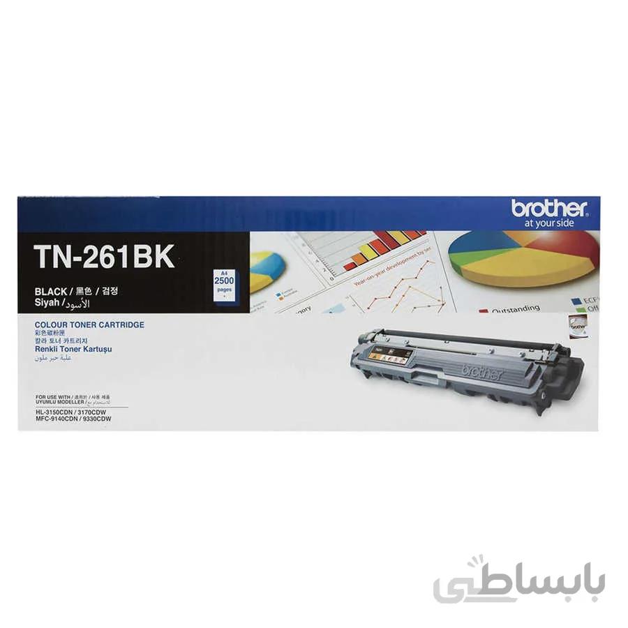 کارتریج تونر مشکی برادر مدل TN-261BK ا Brother TN-261BK Laser Toner Cartridge