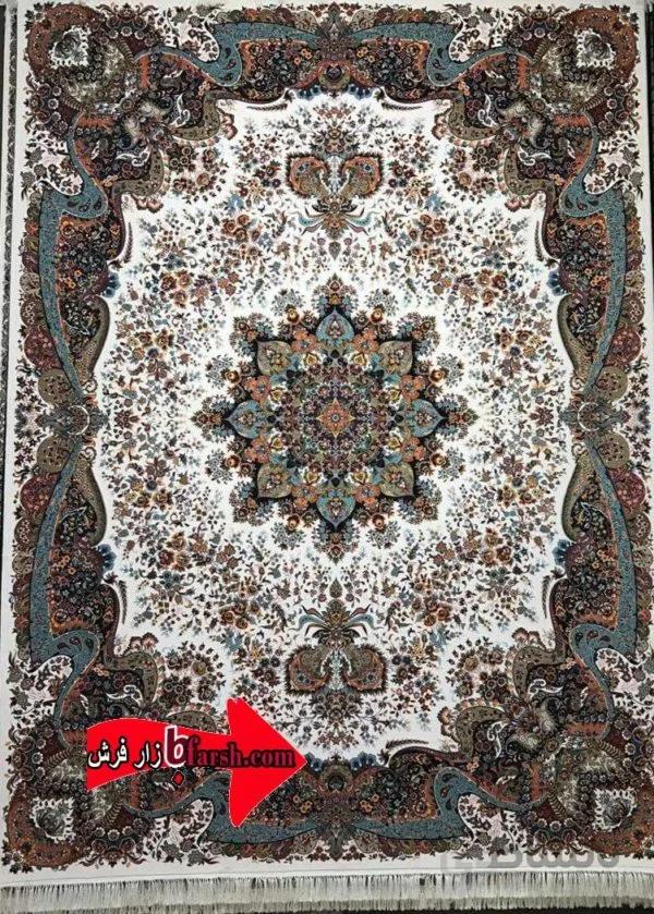 فرش 700 شانه طرح دیانا کرم
