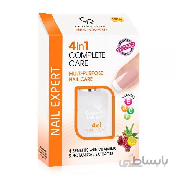 لاک تقویت ناخن 4در1 گلدن رز