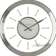 ساعت دیواری فلزی صفحه کریستالی لوتوس مدل 6069
