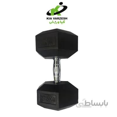 دمبل ۶ ضلعی ۲۷.۵ کیلوگرمی - مشخصات، قیمت و خرید ا hexagonal dumbbell 27.5 kg
