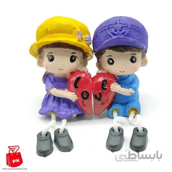 مجسمه پلی استر دختر و پسر