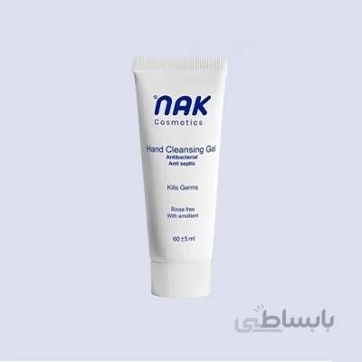 ژل آنتی باکتریال و آنتی سپتیک پاک کننده دست ناک 60 میلی لیتر ا Nak Hand Cleansing Gel Antibacterial Anti Septic