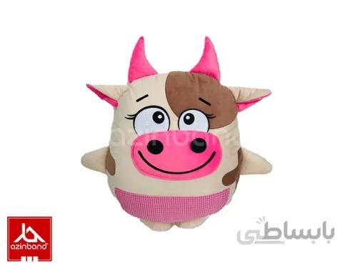 بالش فانتزی گاو شماره 1 ا بالش فانتزی گاو شماره 1 با پارچه مخملی