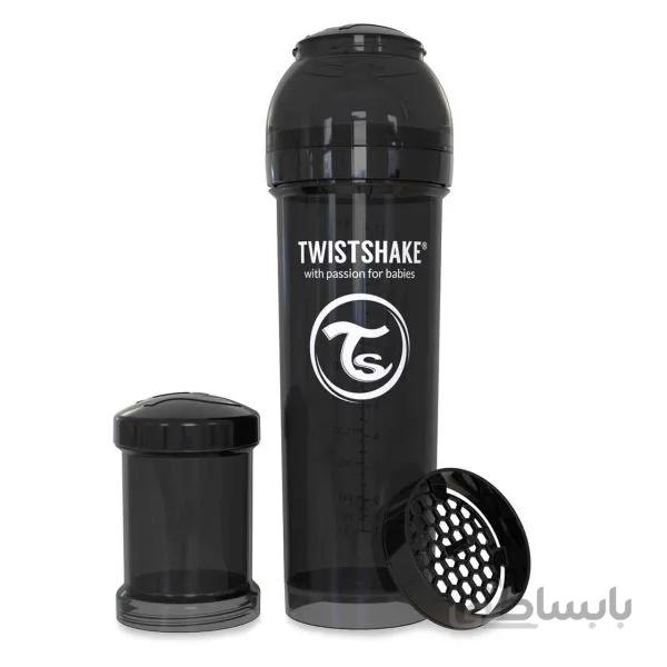 شیشه شیر تویست شیک 330 میل ضد نفخ کودک