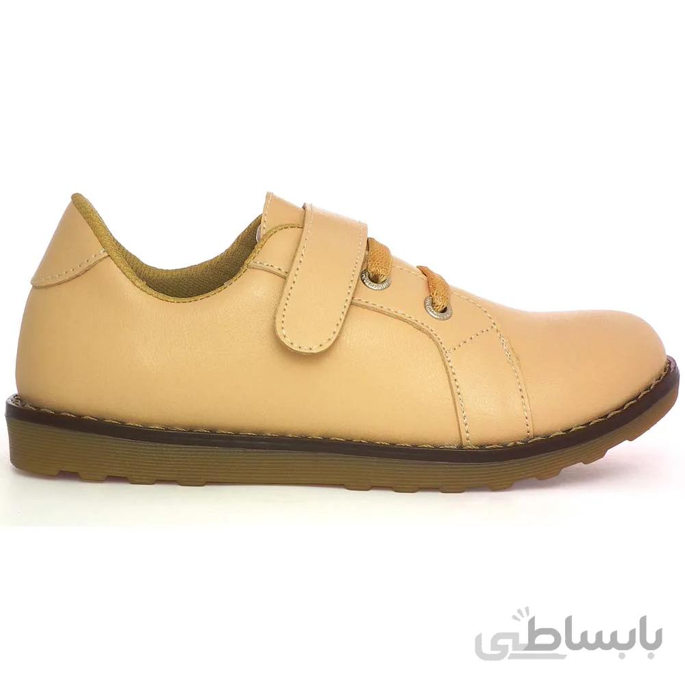 کفش اسپورت JIIL مدل lace-up velcro کرم
