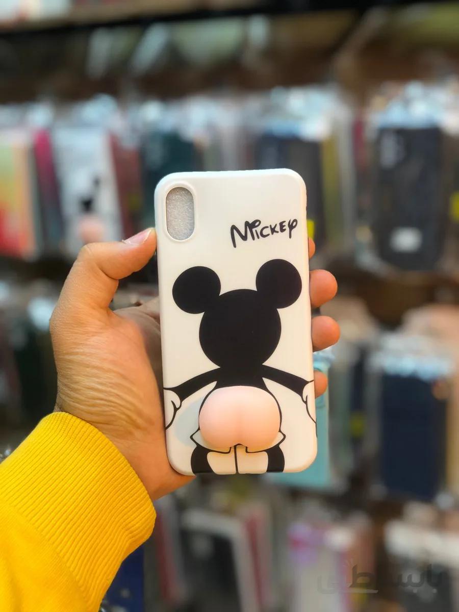 قاب محافظ طرح میکی موس اپل iphone x ا Apple iphone x Mickey Mouse design protective frame