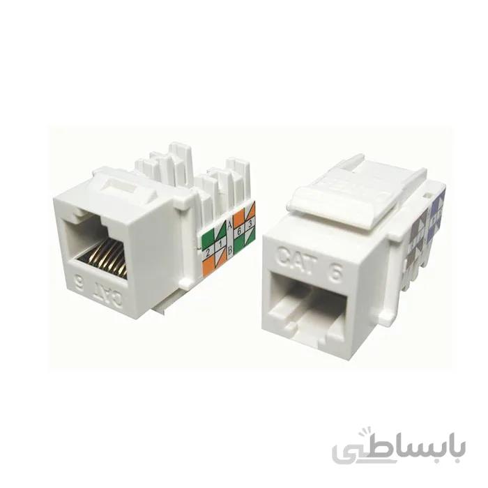 کیستون ۹۰درجه Cat6 UTP درجه یک