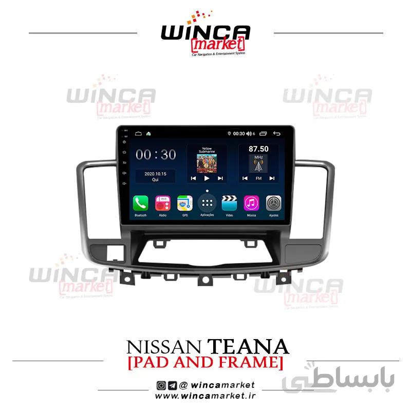 مانیتور اندروید نیسان تیانا Teana وینکا مدل QG855 سری +S300 پلاس