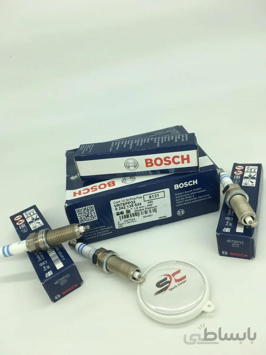 شمع بوش سوزنی دوبل پلاتینیوم آچار 14 BOSCH VR7SPP33(یک عدد)