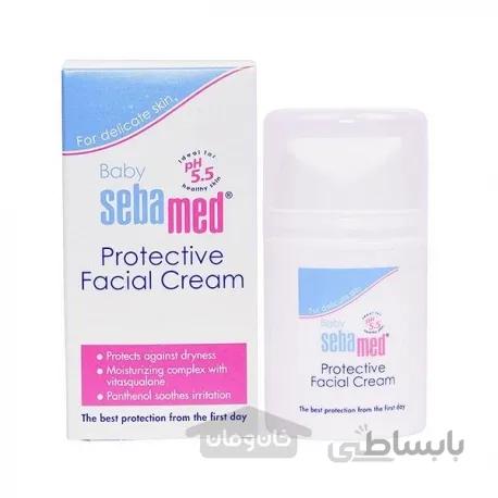 کرم محافظ صورت کودک سبامد 50 میلی لیتر Sebamed