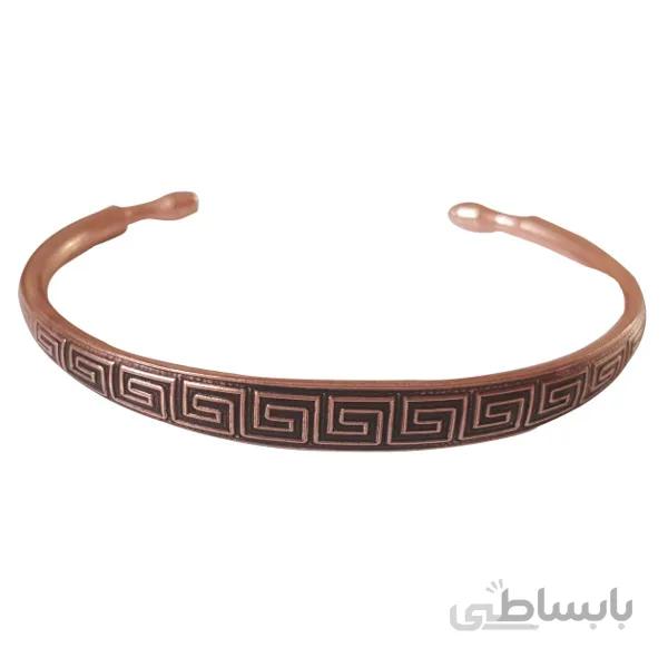 دستبند مسی مفتولی ورساچه کد jw62