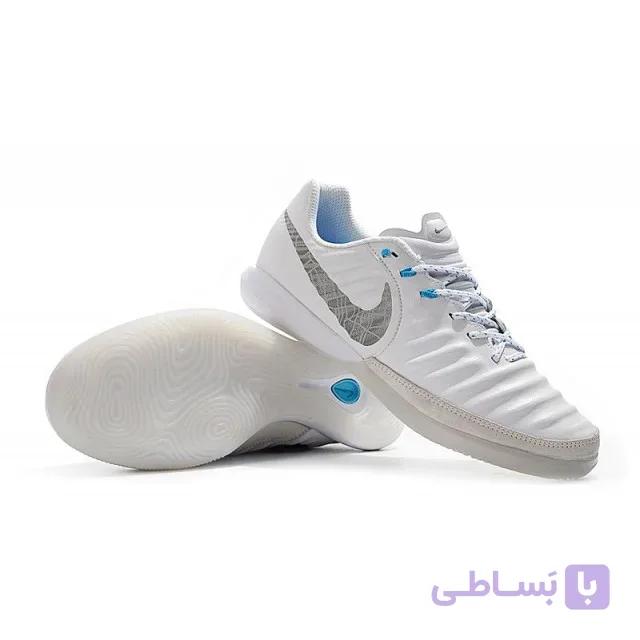 کفش فوتسال نایک مدل تمپو ایکس سفید