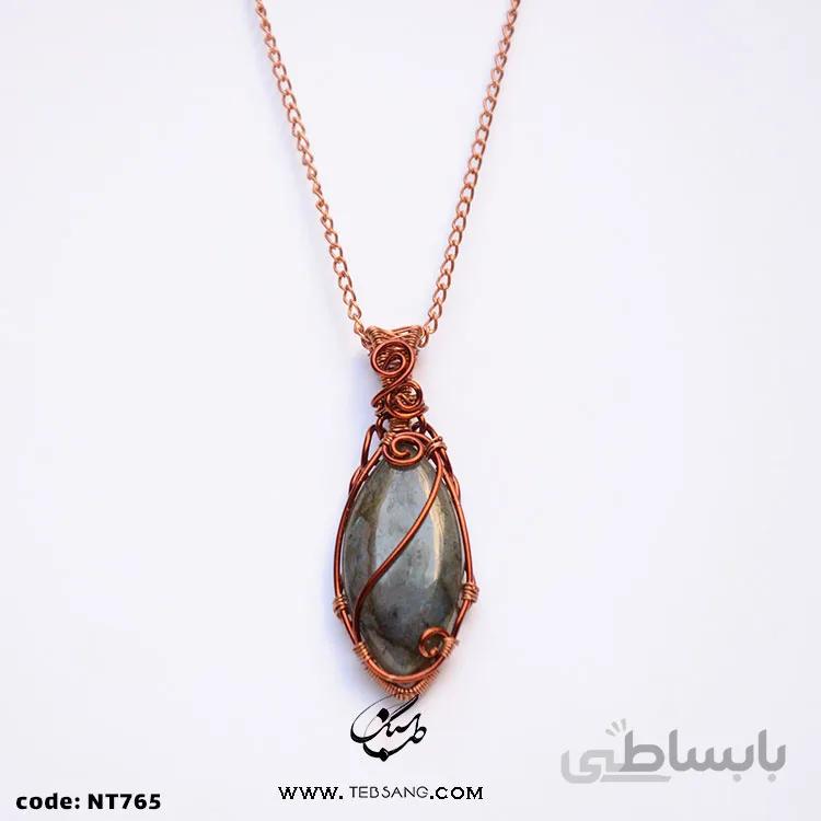 گردنبند زنانه سنگ لابرادوریت NT-765