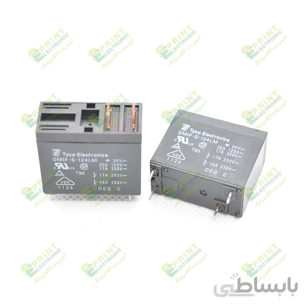 رله 12 ولت شاخک دار 4 پایه 17 آمپر OEG OMIF-S-112LM