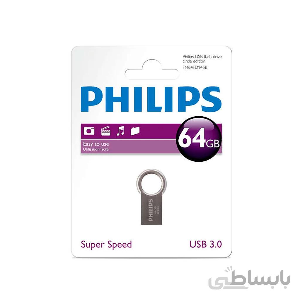 فلش مموری USB 3.0 فیلیپس مدل Circle ظرفیت 64 گیگابایت ا Philips Circle 64GB USB 3.0 Flash Memory