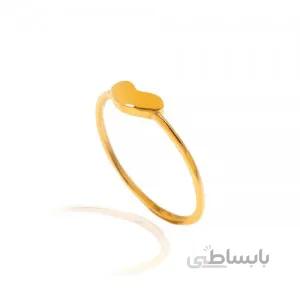 انگشتر طلا طرح قلب کد CR502
