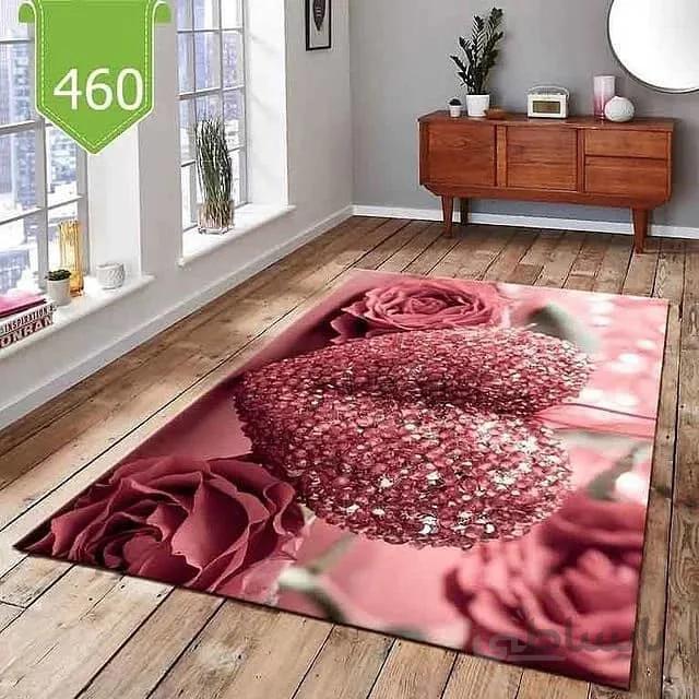 روفرشی کشدوز مخمل ترک کد 460 سایز 400*300 سانتی متر ( 12متری )