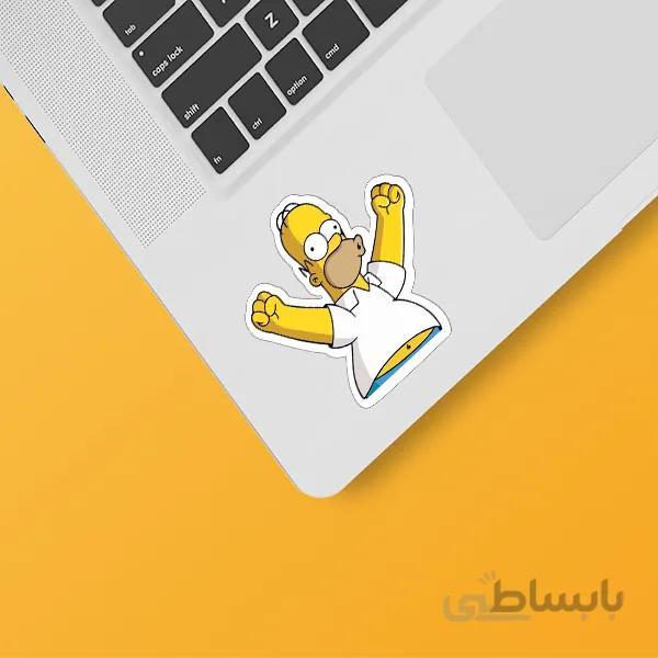 استیکر لپ تاپ طرح Simpsons کد ۰۱