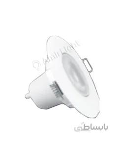 چراغ سقفی اکونومی 7 وات توکار لنز دار گرد EDC