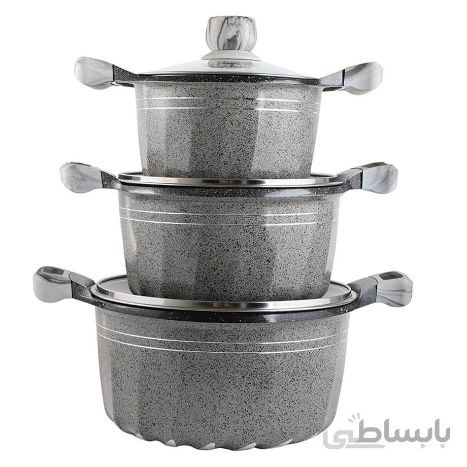 سرویس قابلمه 6 پارچه لایف اسمایل مدل LIFEP2-6