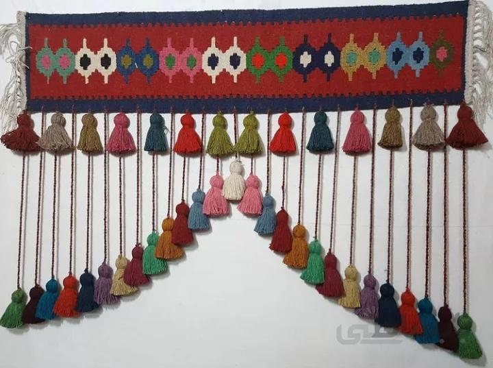 پرده گلیم پشمی اعلاء کد ۱۰۱۶۳۳