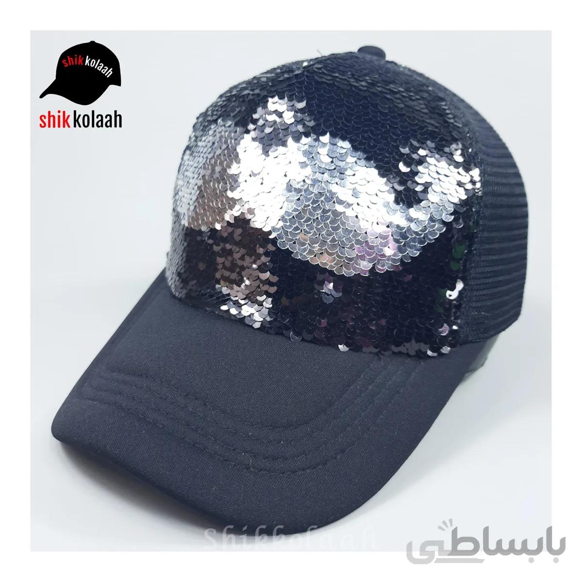 کلاه بیسبالی پشت تور پولکی سیبیل - کد 3723