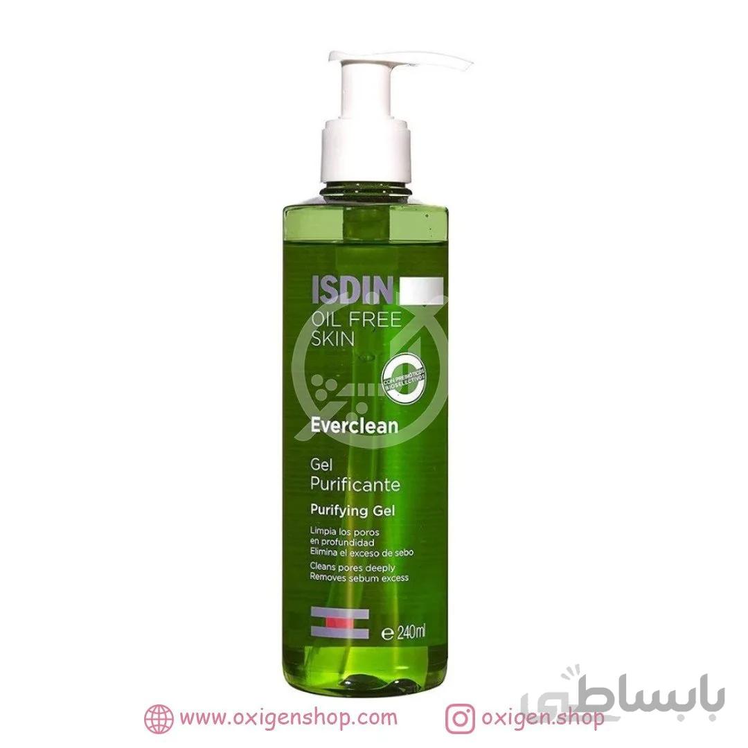 ژل شوینده صورت ضد جوش ایزدین ا ISDIN Everclean Purifying Gel