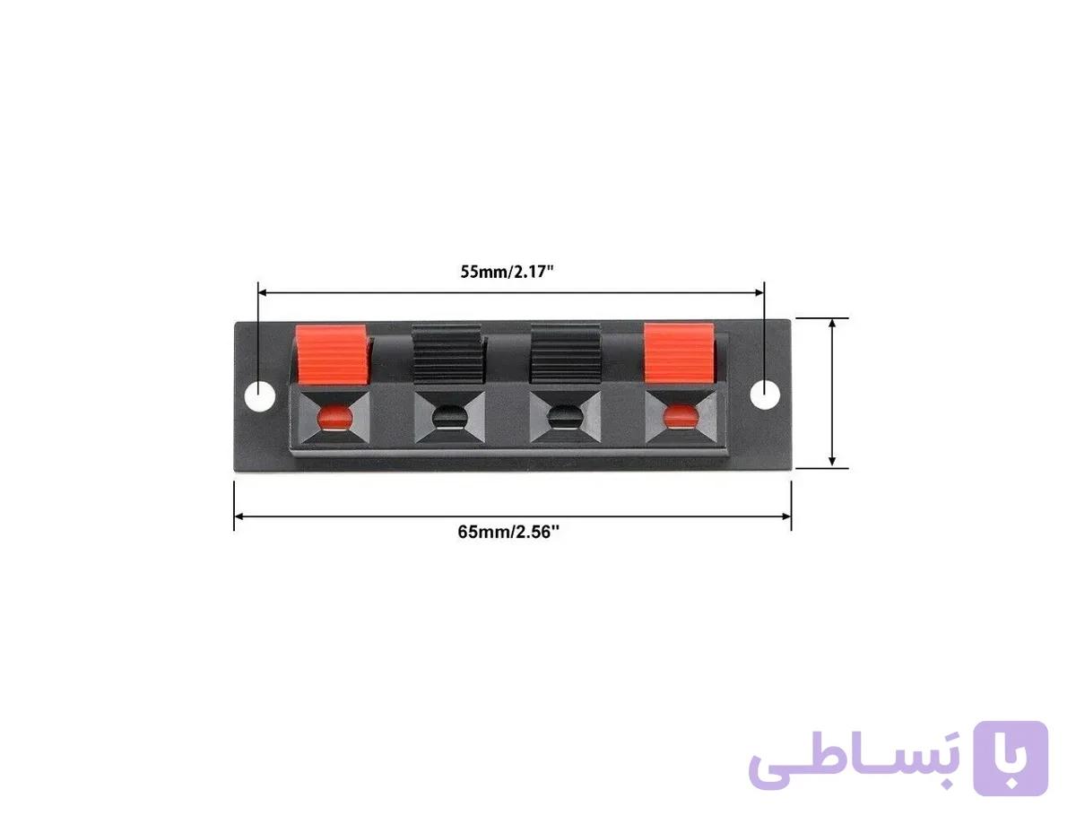ترمینال بلندگو 4 تایی پنلی کوچک
