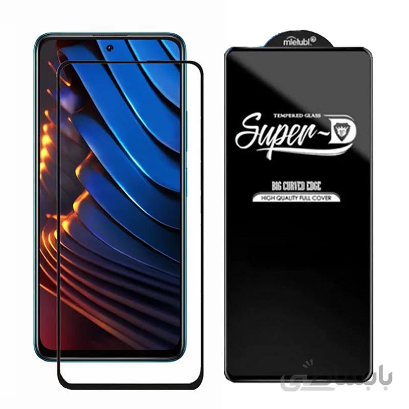 گلس فول گوشی شیائومی Xiaomi Poco X3 GT / Redmi Note 10 pro 5G مدل Super D
