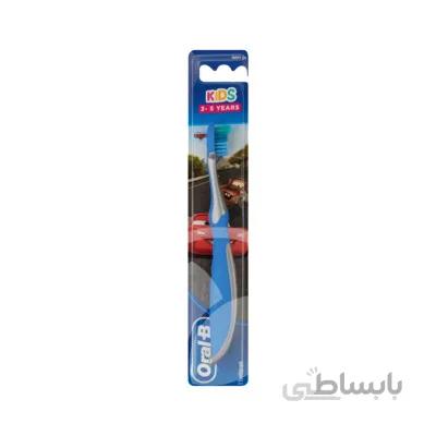 مسواک کودک آبی اورال بی 3 تا 5 سال با برس نرم ا Oral B Toothbrush Kids 3 5 Years Soft