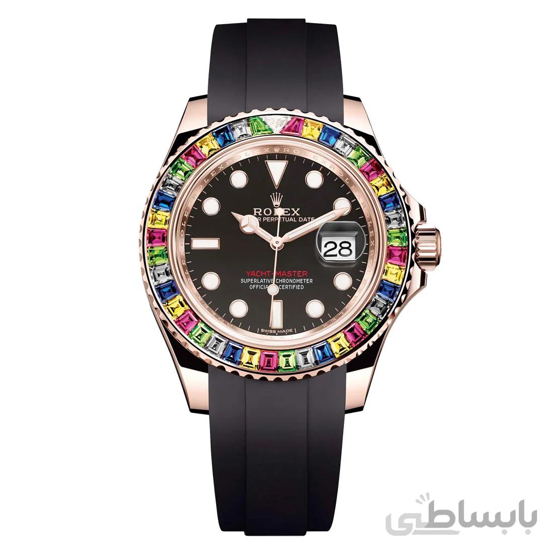 ساعت مچی مردانه رولکس مدل rolex yacht master diamonds 2455q