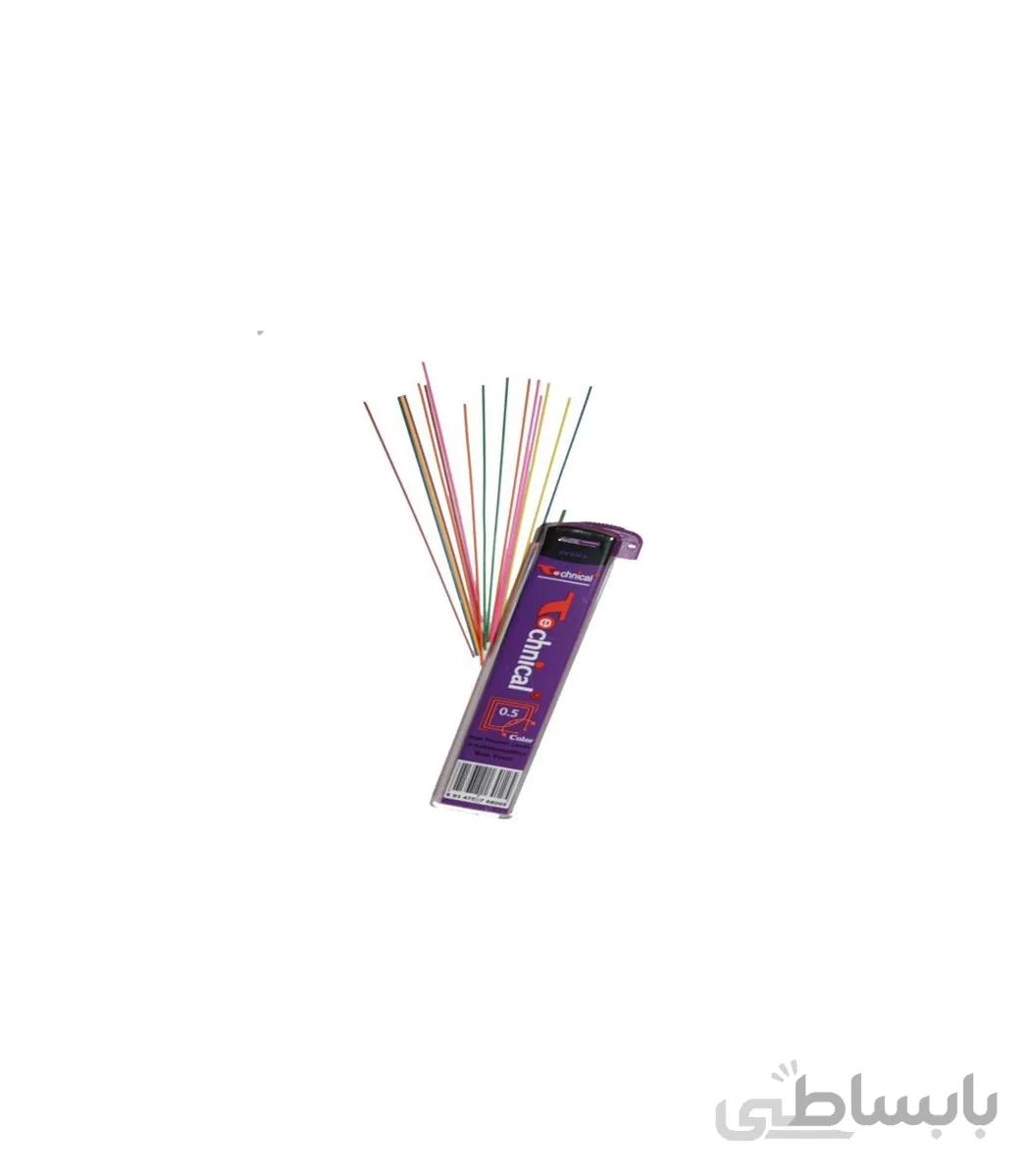 مغز اتود 0.5 رنگی 90 میل تکنیکال