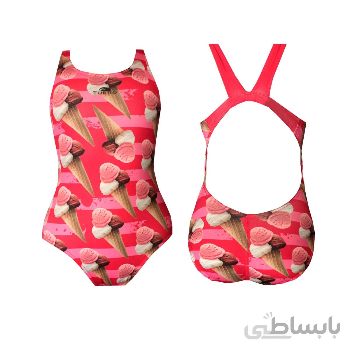 مایوی شنای زنانه توربو Ice Cream Suits