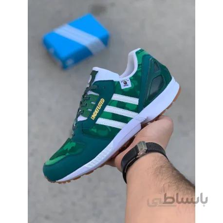 کتونی اصلی آدیداس زد ایکس هزار سبز رنگ Adidas zx1000