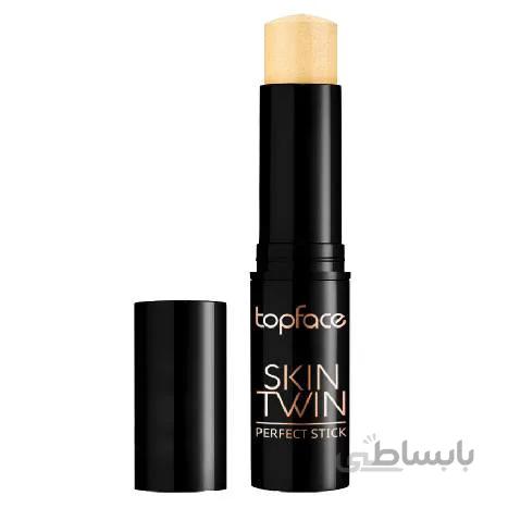 هایلایتر استیکی تاپ فیس topface skin twin perfect stick highlighter