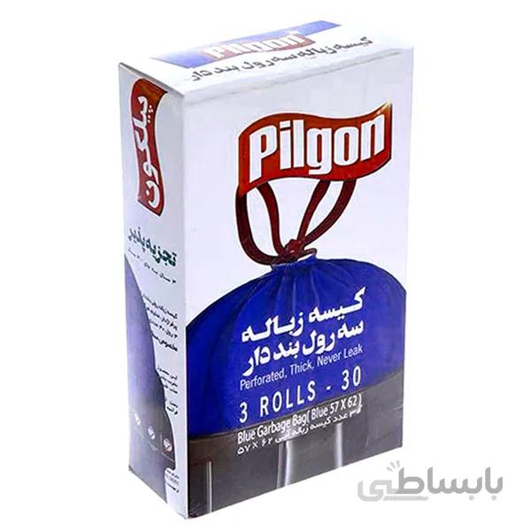 کیسه زباله 3 رول بند دار بزرگ پیلگون