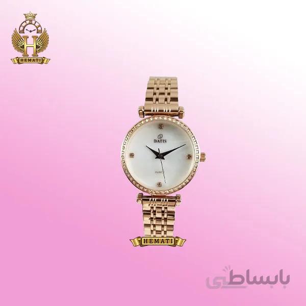 ساعت مچی زنانه داتیس مدل Datis D8456L رزگلد