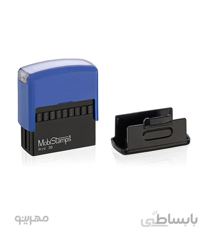 مهر ژلاتینی مستطیل Mobi C30