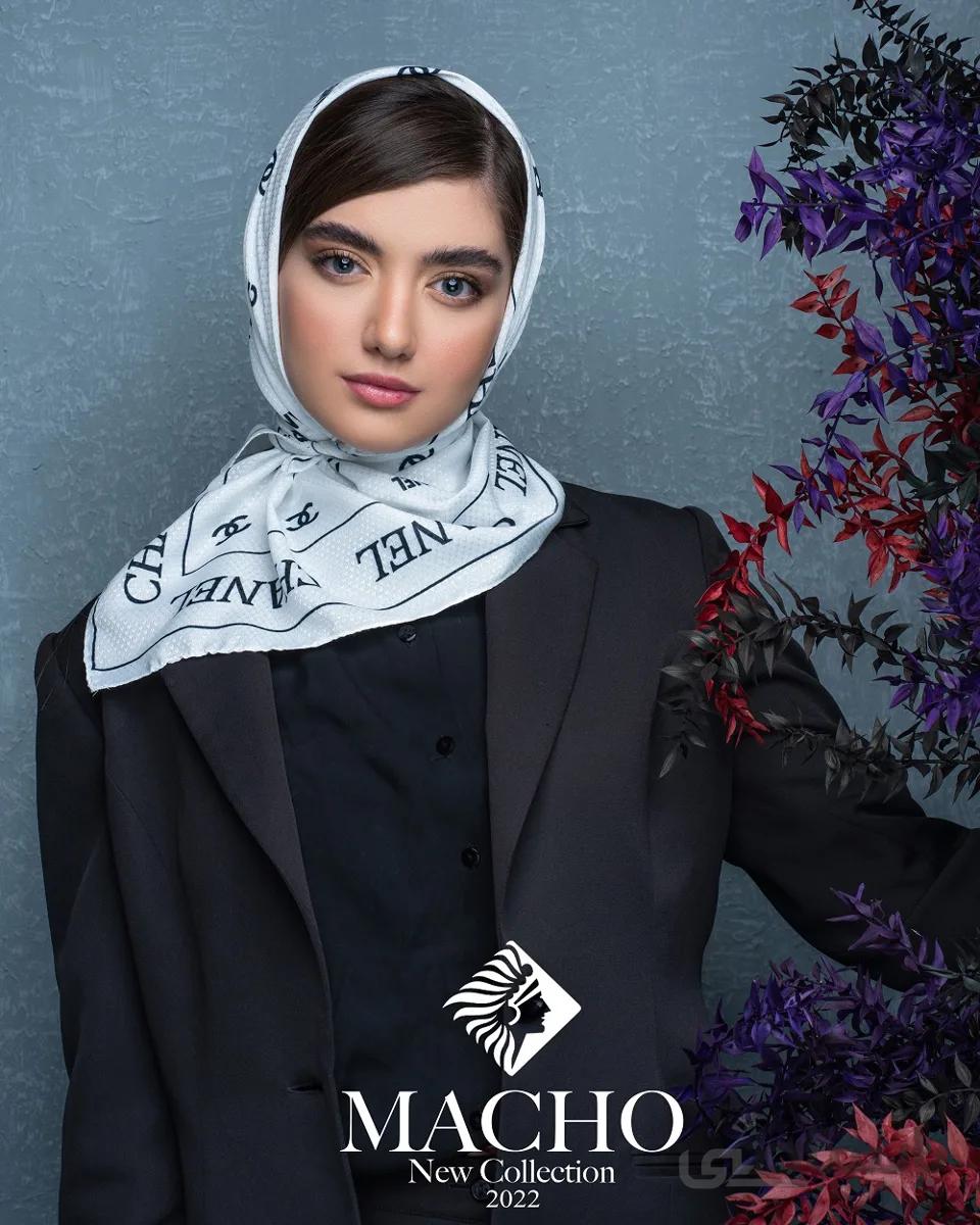روسری مینی نخی ژاکارد ماچو 2791