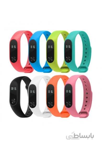 بند رنگی سیلیکونی ساعت و دستبند هوشمند سلامتی می بند 2 شیاومی شیامی شیائومی | Xiaomi Mi Colorful Miband2 Silicon Strap For Version 2
