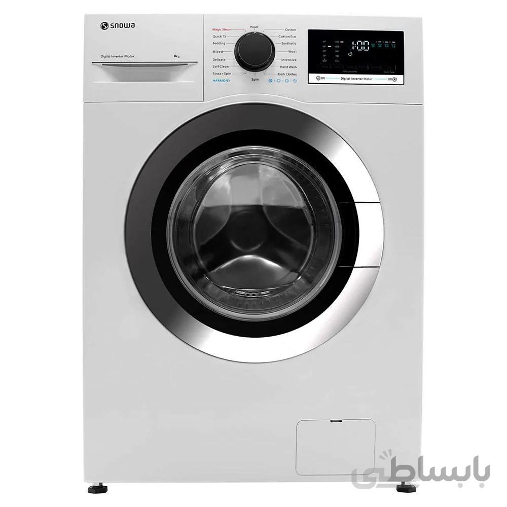 ماشین لباسشویی اسنوا 8 کیلویی سری هارمونی مدل SWM-82304 ا SNOWA WASHING MACHINE SWM-82304 8 KG