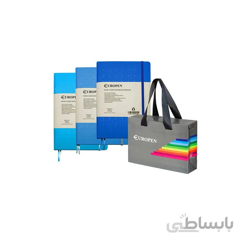 ست دفتر یوروپن GIFT PACK طیف رنگ آبی