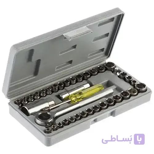 مجموعه 40 عددی آچار بکس به همراه دسته آچار مدل a40