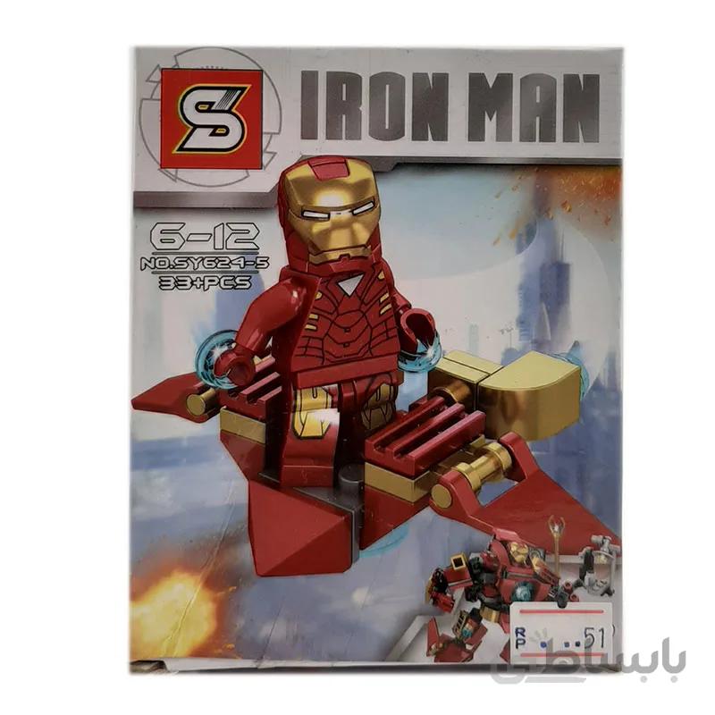 ساختنی 8 در 1 سری Iron Man دارای 33 قطعه کد SY624-5